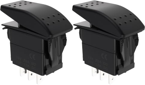 OTOTEC 2 Interruptores Basculantes de 3 Pines (Encendido Apagado Y Encendido) Compatibles con Salvaescaleras Bruno SRE-1550 SRE-2000 SRE-2010