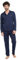 Pigiama in cotone egiziano - Filo di Scozia - ZD ZeroDeffetts - Massimo comfort - colore blu navy (dalla taglia S alla 2XL) Blu navy S