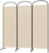 Angel Living Paravent Stellwand Sichtschutz Faltbarer Raumteiler Trennwand Sichtschut für Draußen Garten Schlafzimmer Wohnzimmer Büro Innen Außenbereich (Beige, 3 Teilig)