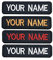 Benutzerdefinierte Aufnäher, 2Pcs personalisierte Motorrad Weste Patches, Eisen auf Haken Schleife Moral Patches gestickte Name Patch für taktische Weste Rucksäcke Jacken Hundegeschirr