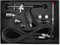 Greensen Airbrush Pistolen Airbrush Compressor Schwerkraft Spritzpistolen Kit, Mehrzweck mit 3 Düsen- und 3 Bechersätzen 0,3 mm 0,5 mm 0,8 mm Düse für Autografik, Kunst, Handwerk