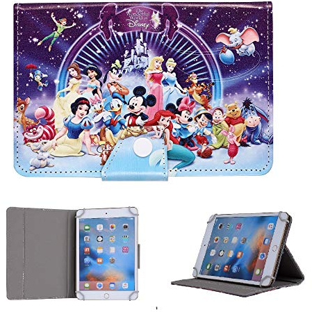 Girls Favorite Cartoon Kids Tablet Case For Universal 7 8 9.7 10 10.1 Inch Cover 7 8 9.7 10 10.1 inch (Universal 8 (8 Inch), Disney Wonderful World)