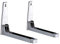 2 Piezas Soporte de Microondas de Acero Inoxidable, Universal Soportes de Microondas,Soporte de Pared para Horno de Microondas, Apto para Microondas y Horno
