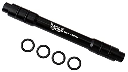 MiOYOOW Fahrrad Steckachse, 12 mm Achse auf 9 mm Schnellspanner Bike Adapter 135 mm Fahrradspieß Adapter für MTB-Fahrrad