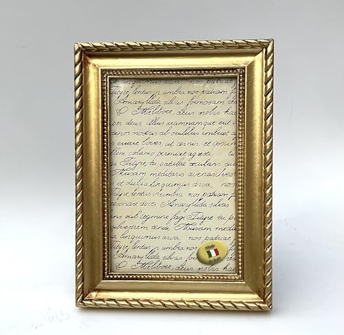 Bilderrahmen Gold Barock Rahmen Antik 12x17 Fotorahmen 13x9 cm zum aufstellen Tischrahmen C503-p gold Bilderahmen