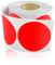 500 Stk Runde Aufkleber Stickers 50mm Farbkodierung Kreis Etiketten Rolle Markierungspunkte Rot