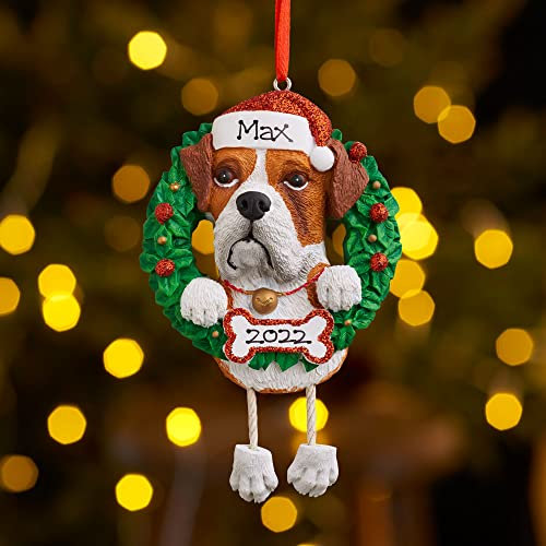 Personalised Boxer Dog Breed Christmas Xmas Tree Bauble Decoration Ornament