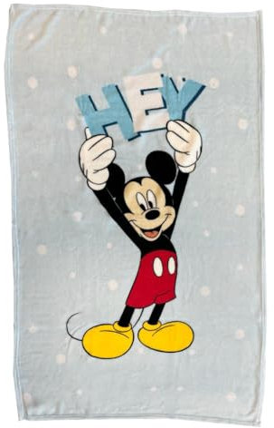 Hermet Mickey Mouse | Soft Touch Kuscheldecke | Coral Plaid | 100 x 150 cm | Disney