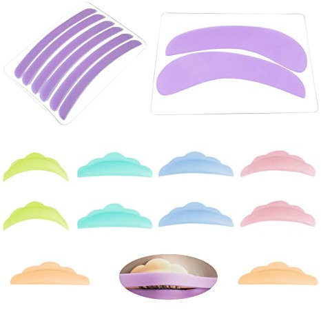LIBeauty Laminazione Ciglia, Contiene bigodini laminazione ciglia, patch occhi riutilizzabili e nastro per sollevare le ciglia,Utilizzare con il kit Lash Lifter per ciglia arricciate-Viola