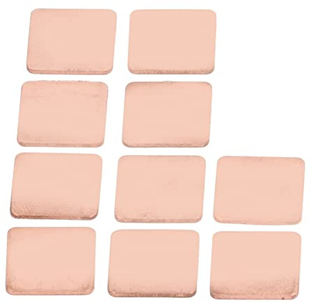 20pcs DIY Cooling Heatsink Copper Shim Cooler Copper Pad Heatsink Zur Kühlung von CPU GPU (1,5mm)