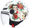 Motorradhelm für Motorrad, ECE zugelassen, La Betty, Weiß, Größe M (57/58), Motorradhelm für Herren, Damenhelm