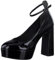 Tamaris Damen Pumps mit Riemchen Vegan Stilettoabsatz; BLACK/schwarz; 39