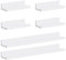 WOLTU Lot de 6 barres murales pour photos, magazines et photos, modernes, en blanc