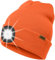 ATNKE LED Beleuchtete Mütze mit Licht,Wiederaufladbare USB 4 LED Beleuchtete Laufmütze Extrem Heller Lampe Winter Warme Stricken Mütze Technik Geschenke für Herren und Damen/Bright Orange