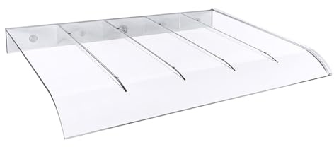 PETSOLA Tenda Da Sole per Porta, Tendalino per Finestra, Tendalino Senza Staffe, Tettoia per Esterna, 50x50 cm LxL
