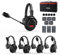 SYNCO Wireless Intercom Headset, XTALK X5 2.4GHz Full Duplex Wireless Headset 24H 350M/1148FT Communication with Real-time Monitoring, Headset Intercom System