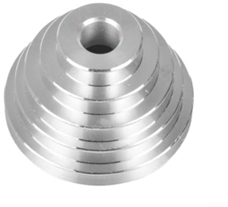 Pagoden-Riemenscheibe, Aluminium-Getrieberad für Tischbohrmaschine Z4116 4/5 Stufen, Riemenscheibe, für V-förmigen Zahnriemen, Innendurchmesser 14/18/21 mm (18 mm)