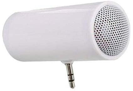 Lanko Mini altavoz estéreo de 3,5 mm con conector jack portátil, reproductor de música MP3, amplificador de altavoz, altavoz para teléfono móvil, tableta, PC
