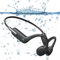 Johiear Waterproof Headphones Bone Conduction Headphones IP68 Swimming Wireless Headset Bluetooth 5.3 Open Ear Sports Earphones with MP3 Player for Underwater Swimming, Running, Cycling,Hiking