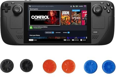 Joystick rocker cap, per Steam deck OLED joystick rocker protezione cap, joystick accresciuta rocker cap (Black)