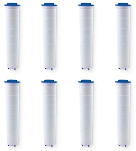 Filtre Pommeau de Douche,8 Pcs Filtre Douche en Coton PP de Douchette Anti-calcaire Amovible pour Douchette (87.5mm)