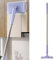 Automatic Cloth Changing Mini Mop with 360° Rotating Head, Hands-Free Portable Push-Pull Handle, Versatile Dry & Wet Floor Mop - Purple L