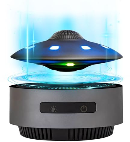 UFO Magnetic Levitation Bluetooth Speaker, Playing Music & Automatic Floating in The Air, HiFi Speaker with Bluetooth 5.0, 3D Sound, Cool Tech Gadgets for Men, Unique Gifts for Home Office Décor