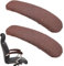 Xthrotsenk 2 Stück Armlehnen Polster Arm Armlehne Abdeckungen Bürostuhl Schutz Abdeckungen Elastisches Polyester für Armlehnen weiche Armlehnenkissen für Zuhause Büro Elbow Discomfort (Dunkelbraun)