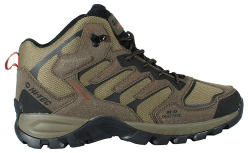 HI-TEC – Bergschuhe Herren Cervus Mid WP | Herren-Trekkingstiefel mit Membran, Gummisohle, Fersenstabilisator | Ideal für Trekking, Wandern und Bergsteigen