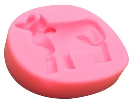 VALICLUD Kreative Backform für Fondant Silikonform mit Kuhmotiv und Kuchen aus Langlebigem Material Leicht zu Reinigen für Selbstgemacht Backen und Dekoration