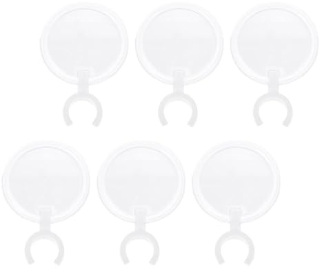Gadpiparty 6-teiliges Klebriges Stiftehalter-Lupen-Set mit Clip, Hand-Leselupe für Edelsteinkunst und Handwerks-Detailarbeiten