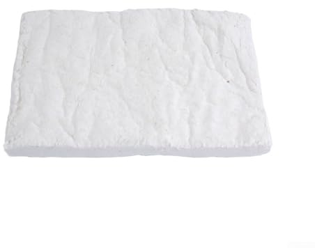 Kalzium-Magnesium-Silikat-Faser-Decke für Bioethanolbrenner, hitzebeständig bis 1206 °C, kompatibel mit Gel-Kaminen, längerer Brenndauer-Zusatz (30 x 20 x 3 cm)