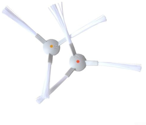 Hauptseitenbürsten-Filter-Mopp-Tuch-Set, kompatibel mit ABIR R30 Roboter-Staubsauger, Ersatzteil-Set inklusive Rollenbürste, Seitenbürsten, Feile (weiß)