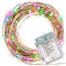 100er LED Lichterkette bunt 4-farbig Kupferdraht Batterien 8 Funktionen dimmbar Fernbedienung Weihnachtsdeko Party Garten Funktionslichterkette Xmas