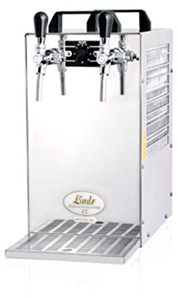 ich-zapfe Spillatore Birra Kontakt 70 / K 2 Tubi in Acciaio Inox, 90 Litri/h, con Pompa a Membrana, spillatrice Birra