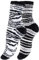 Yenita 4 Paar Kuschelsocken, weiche Flauschsocken, Bettsocken, warme Socken mit Muster, Zebra, One Size