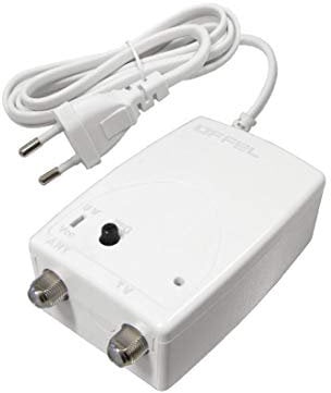 Amplificatore antenna TV da interno alimentatore switching di linea 1 OUT 23dB