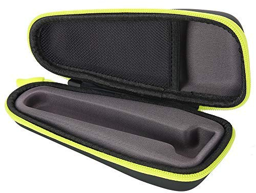 Kaxilu Aufbewahrungstasche für Elektrorasierer QP2530/QP2520 - Tragbare, Wasserdichte Tragetasche für Rasierer mit Edelstahlklinge, Aufladbar, Unisex, Schwarz