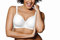Playtex Women's Secrets Shapes & Supports Balconette Full-Figure Wirefree Bra 4824, Opaque, White, 40C