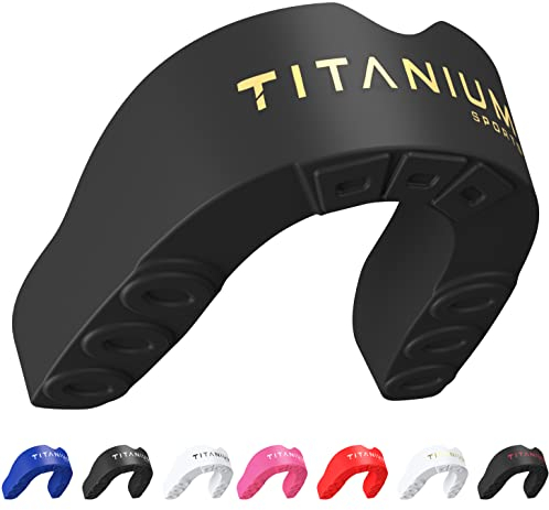 Titanium Sports Mundschutz (Gold, Erwachsene (+12))