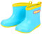 Stivali Pioggia Bambini Impermeabile Leggeri Stivaletti da Pioggia in PVC Morbido Stivali di Gomma per Bambina Bambino, Azzurro, Produttore Taglia 16, 24/25 EU