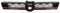 BLIC 6502-07-9550998GP KÜHLERGRILL KÜHLERGITTER Grill Gitter chrom & schwarz