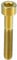 uxcell Gold Tone M6x35 Bike Stem Bolt Bike Headset Stem Bolt Titanium Alloy