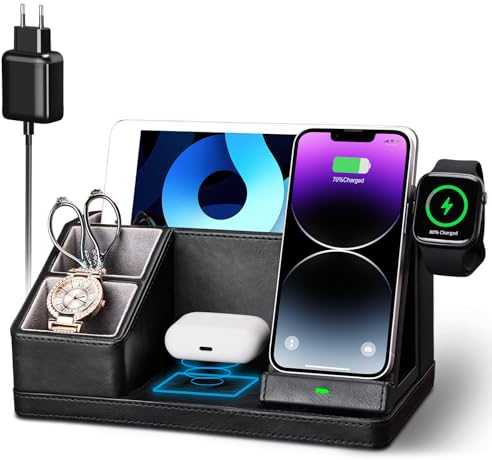 3 in 1 Wireless Charging Station for iPhone 15/14/13/12/11/Pro Max/Samsung Galaxy