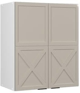 Vicco Hängeschrank Fame-Line, hängender Küchenschrank, GrauBeige, 60 cm