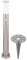 Globo Wegeleuchte mit Bewegungsmelder Erdspieß Gartenleuchte LED Außenstehlampe, Edelstahl silber, 11W 1055lm 3000K, DxH 7,6x80 cm