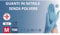 S&S Medical 100 Guanti NITRILE MONOUSO Resistenti senza polvere Dispositivo Medico ipoallergenici senza lattice | Medici Chef Estetisti Tatuatori Uso Alimentare | Varie Taglie Disponibili (Blu, M)