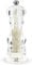 PEUGEOT - Salzmühle für feuchtes Salz Nancy 18 cm - Zirlion-Mahlwerk aus Zirkonia mit Rührflügel, speziell für feuchtes pulverfeines Salz - Französisches Know-how - Transparenter Acrylkörper