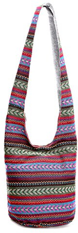 Dabixx Women Hippie Shoulder Bags Fringe Large Purses Ethnic Tote Handbag Travel Bag
