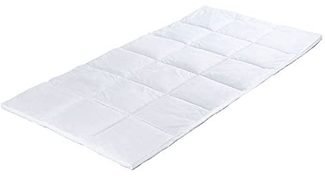 SCHLAFWOHL SILVER® Anti-rutsch Matratzenschutzauflage (90 x 200cm) • Waschbarer & Atmungsaktiver Matratzentopper • Boxspring-Betten geeignet • Weiche Matratzenauflage • Matratzenschoner